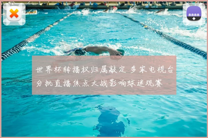 世界杯转播权归属敲定 多家电视台分批直播焦点大战影响球迷观赛