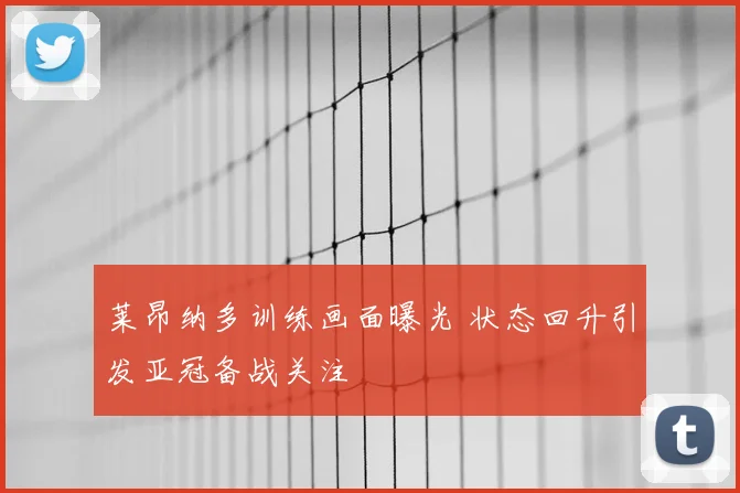 莱昂纳多训练画面曝光 状态回升引发亚冠备战关注