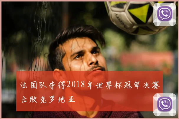 法国队夺得2018年世界杯冠军决赛击败克罗地亚